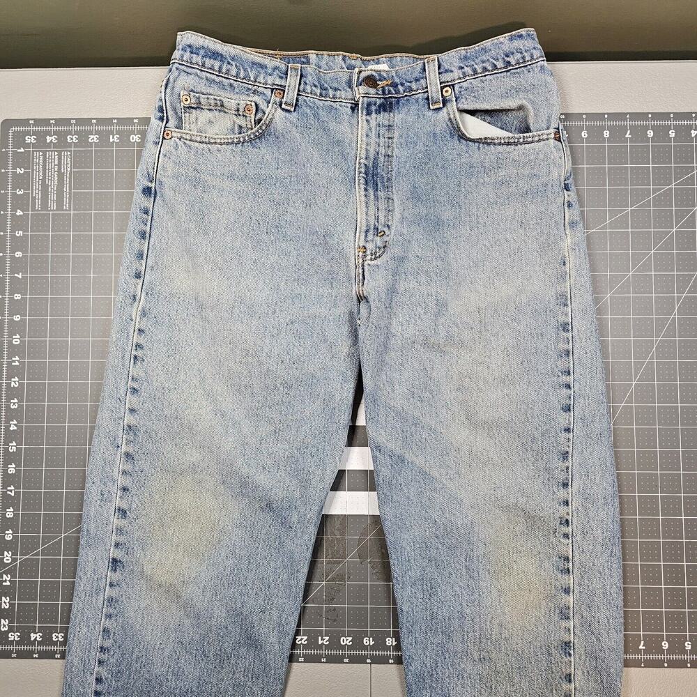 Vintage 90s Levis 550 Jeans Mens 34x30 Distressed Relaxed Skater Y2K Grunge Read